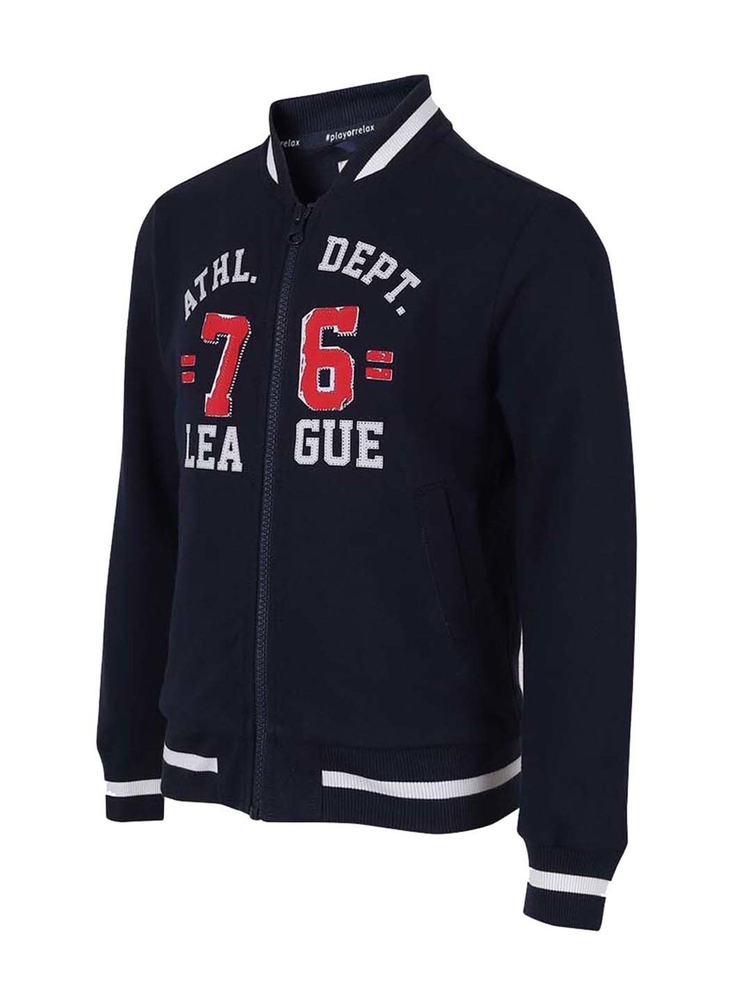 Kate & Oscar Kids White Regular Fit Full Sleeves Jacket