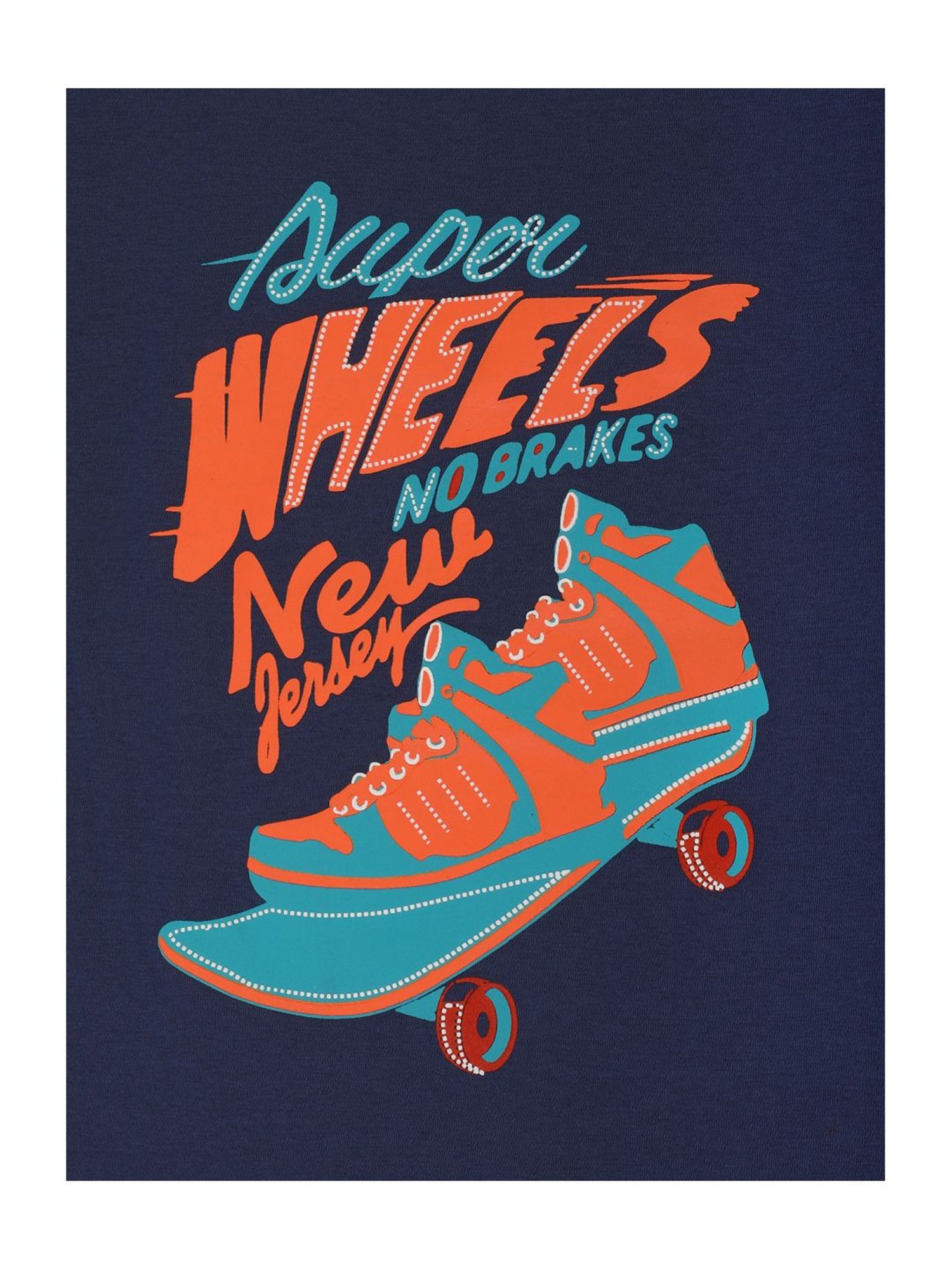 Li'l Tomatoes Kids Navy Cotton Printed T-Shirt & Mask