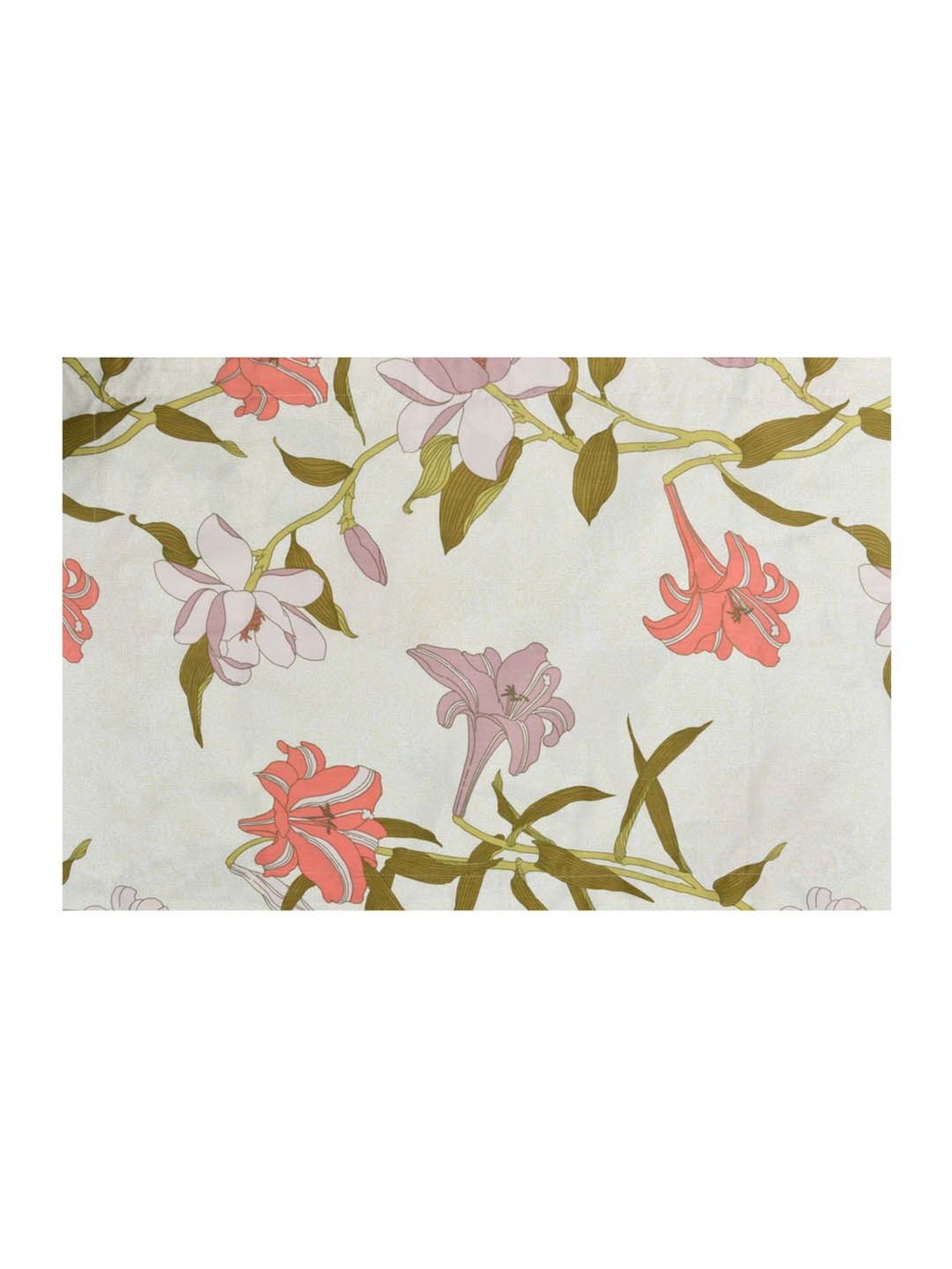 @Home Arias Multicolor 225 TC Cotton Satin Single Bedsheet with 1 Pillow Cover