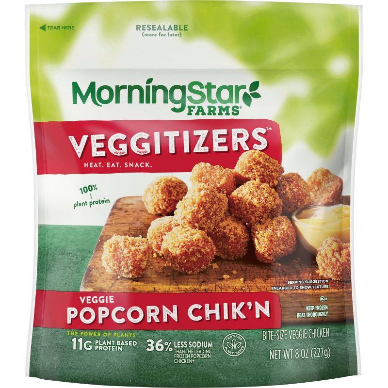 Morningstar Farms Frozen Popcorn Chik'n - 8oz