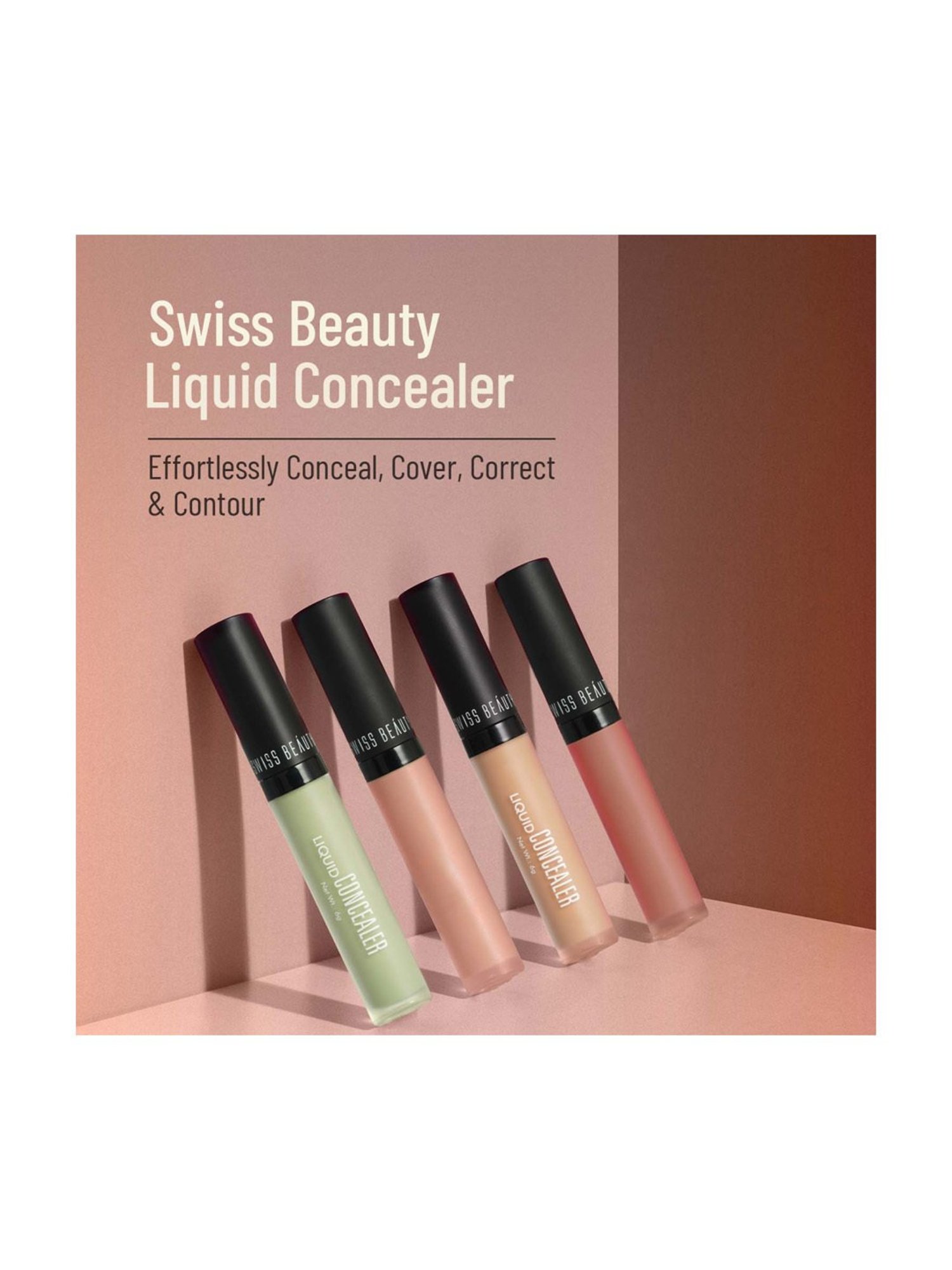 SWISS BEAUTY Liquid Concealer Green - 6 gm