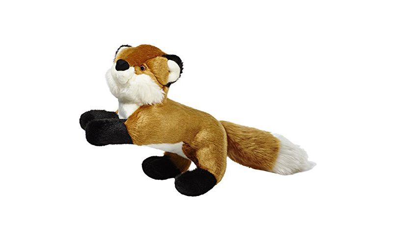 Fluff & Tuff Hendrix the Fox, Large Plush Dog Toy with Squeaker