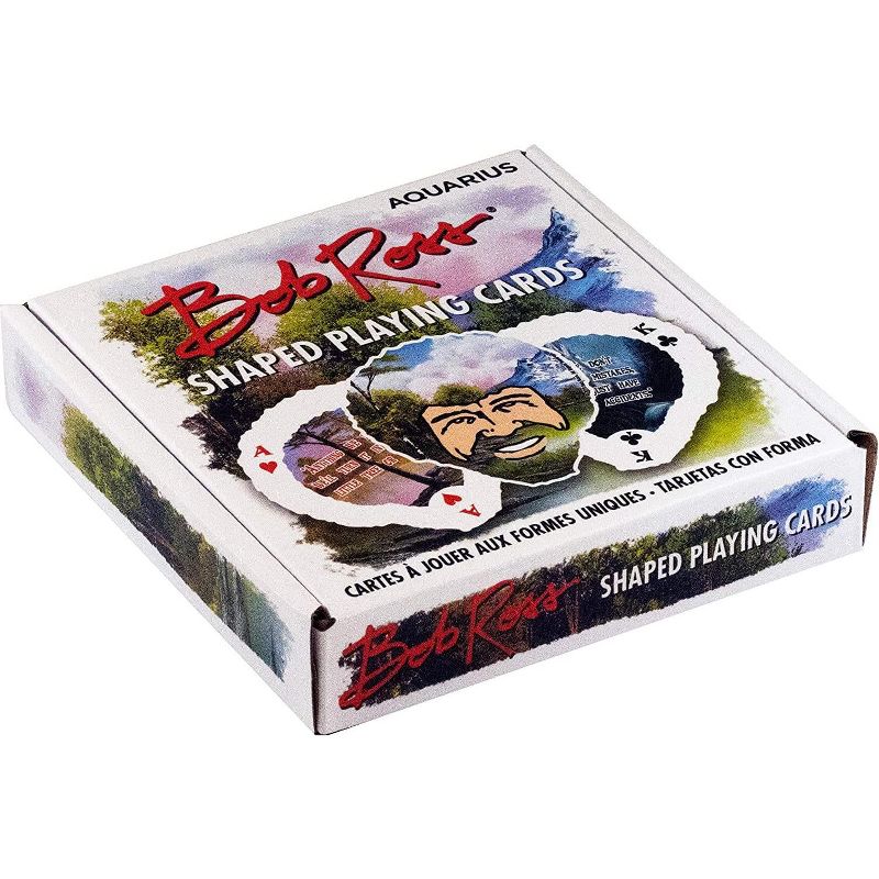 NMR Distribution Bob Ross-Shaped Playing Cards 52 Card Deck with 2 Jokers