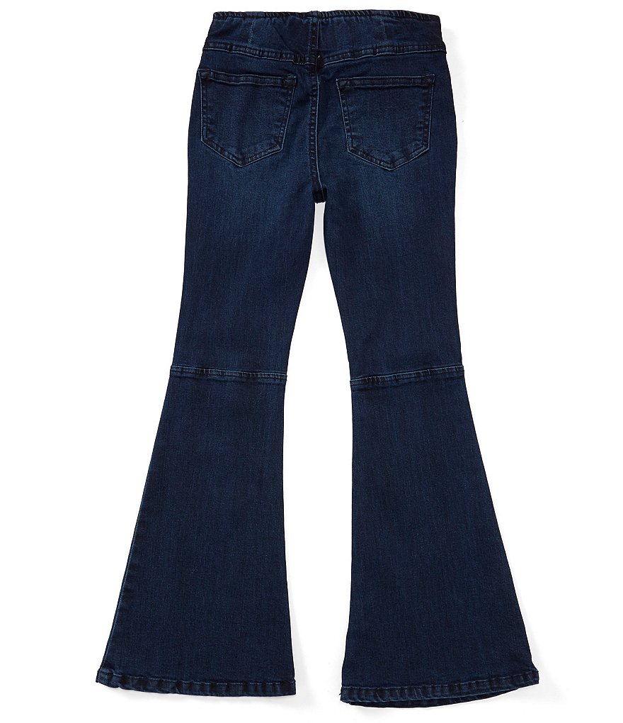 Chelsea & Violet Girls Big Girls 7-16 Flared Pull-On Jeans
