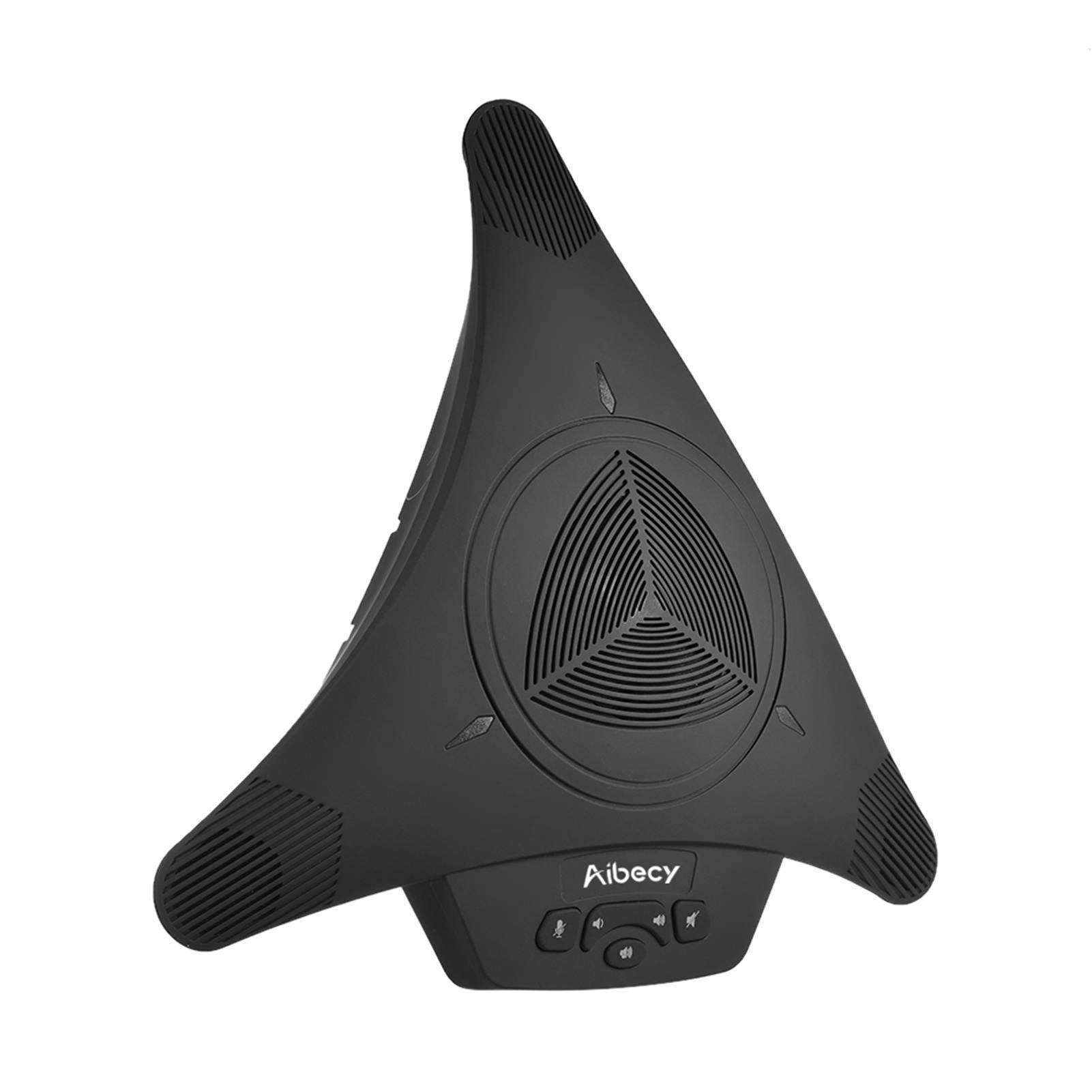 Aibecy High-power Conference Omnidirectional Condenser Microphone Mic Speaker Speakerphone USB Plug & Play 360&deg; Audio Pickup for Business Video Meeting