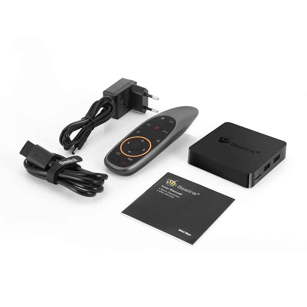 Beelink GT1 MINI TV Box with Voice Remote Amlogic S905X2 / Android 8.1 /  2.4G + 5.8G WiFi / 1000Mbps / USB3.0 / BT4.0 / Support 4K H.265
