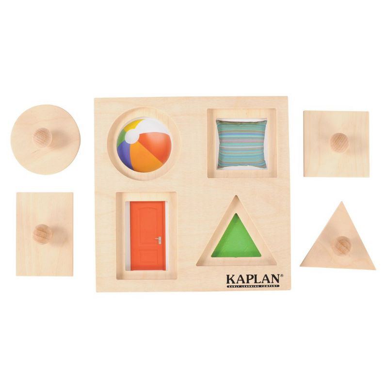 Kaplan Early Learning Peek A Boo Knob Shapes Puzzle