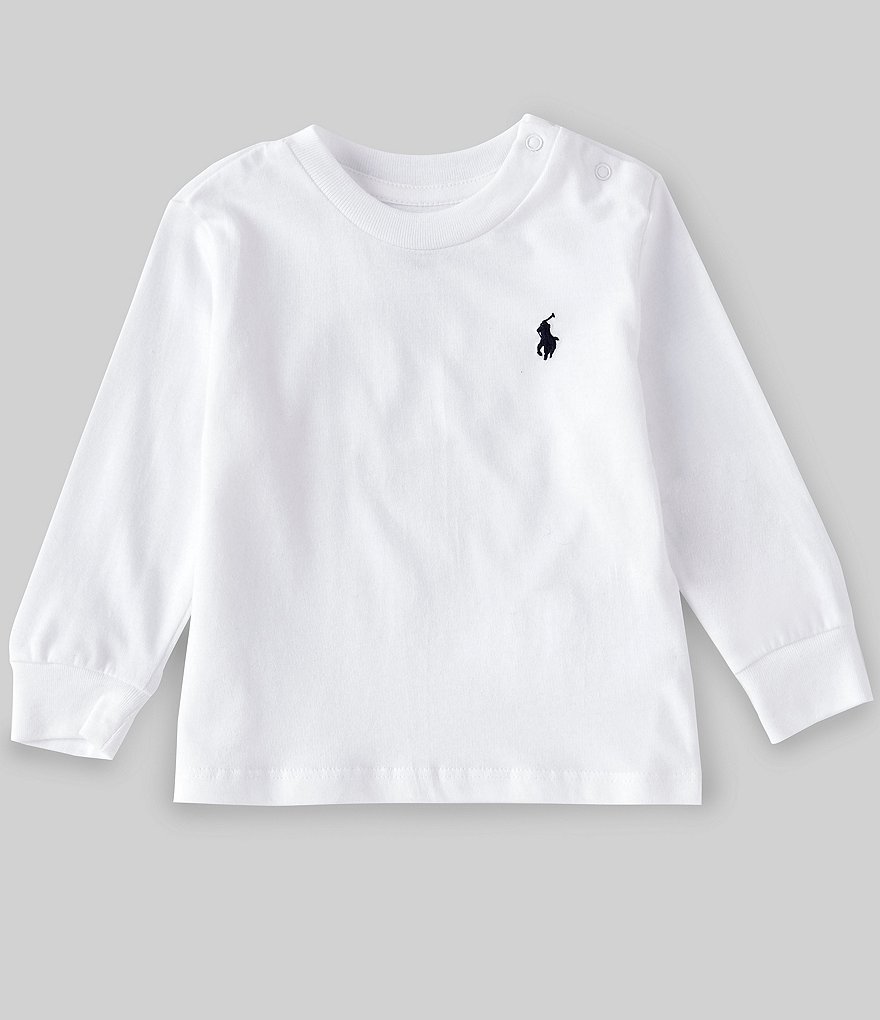 First Wave Baby Boys 12-24 Months Long-Sleeve Ribbed Henley Tee