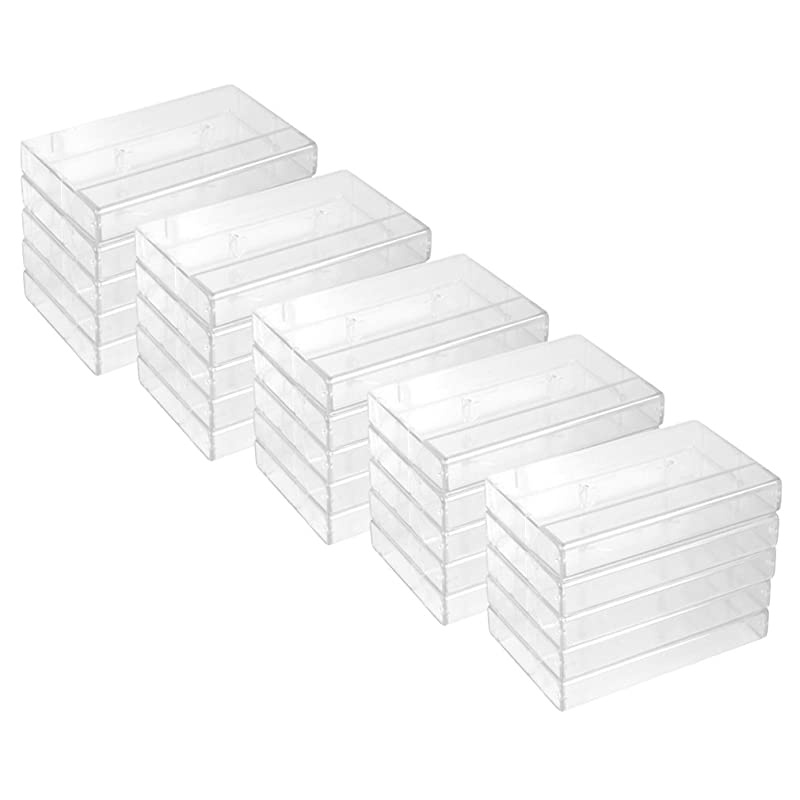 Cassette Tape Cases-Clear Plastic Storage-Audio-No Scratch/Dirt-Set/50