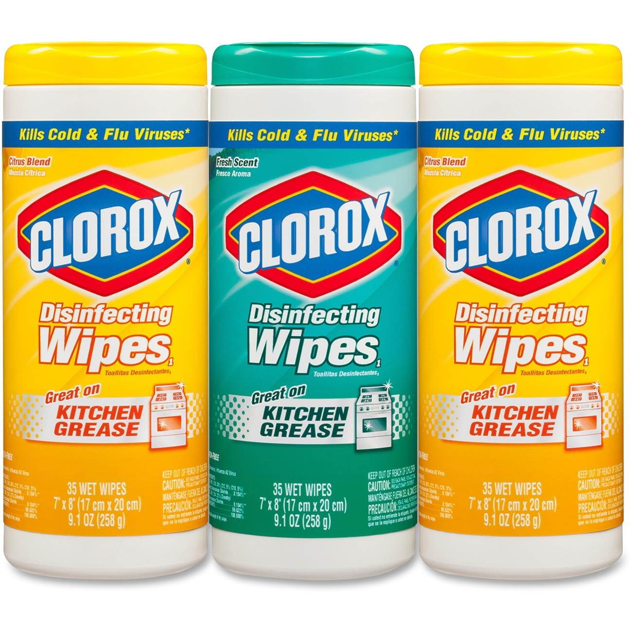 Clorox Premoistened Disinfecting Wipes