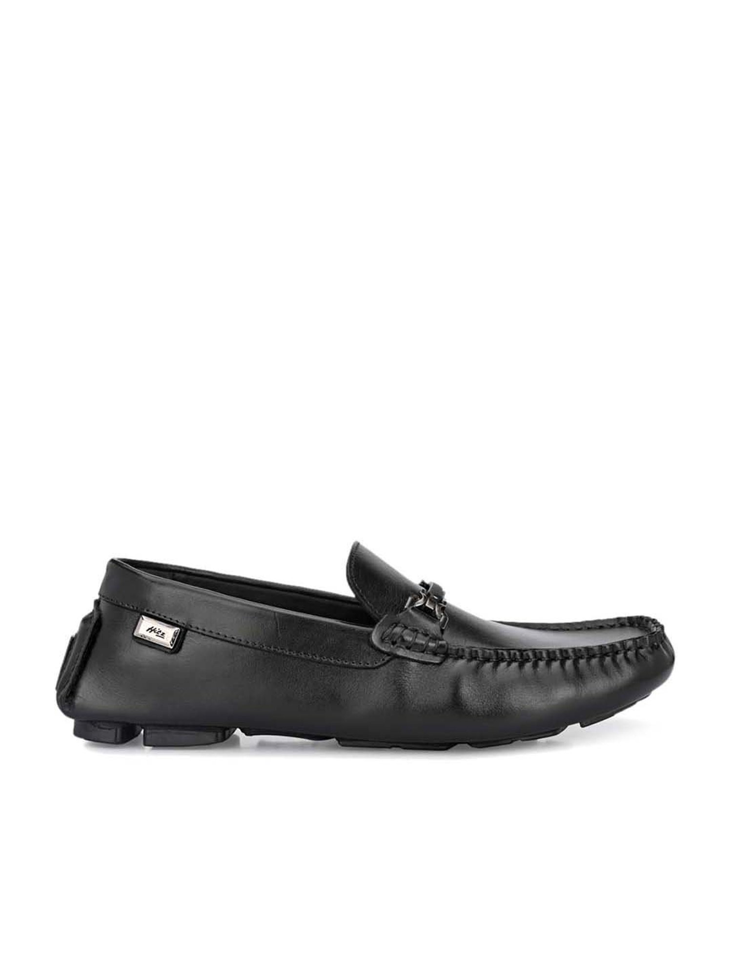 Hitz Men's Black Casual Loafers