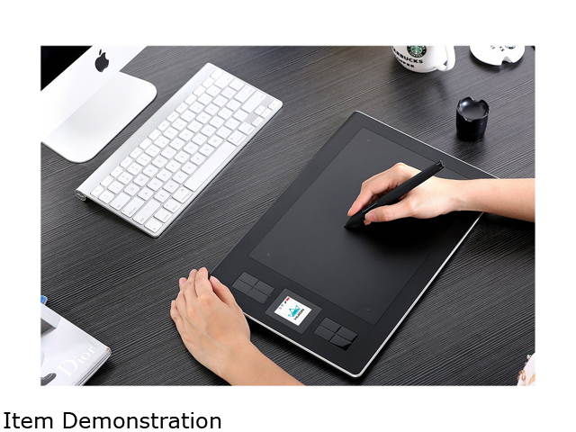 Huion DWH69 Wireless Graphics Drawing Tablet with 8 Express Keys, 5080 LPI, 2048 Pressure Sensitivity Glove and a Carrying Bag