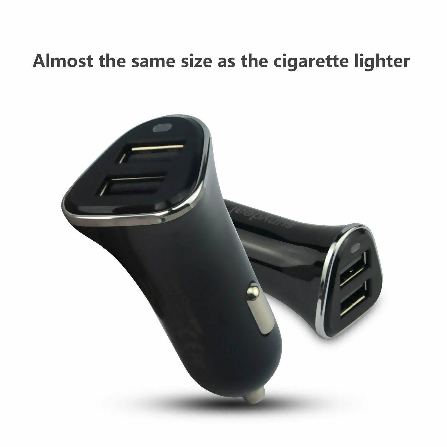 12V Dual USB Car Charger 4.8 Amp High Speed Fast For Phone iPhone   LG