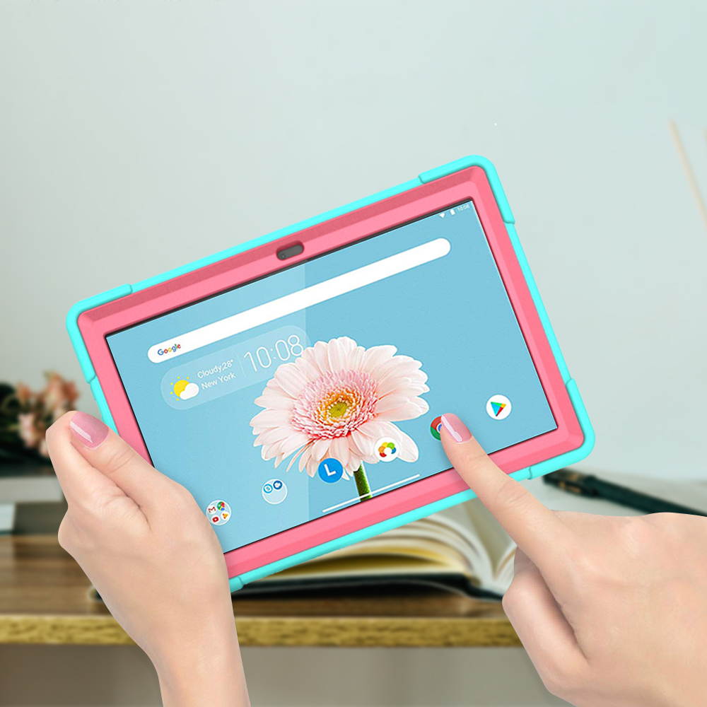 Mignova Case for Lenovo Tab M10 10.1 Case, Heavy-Duty Drop-Proof and Shock-Resistant Rugged Hybrid case(with Built-in Stand), for Lenovo Tab M10 TB-X605F 10.1" case