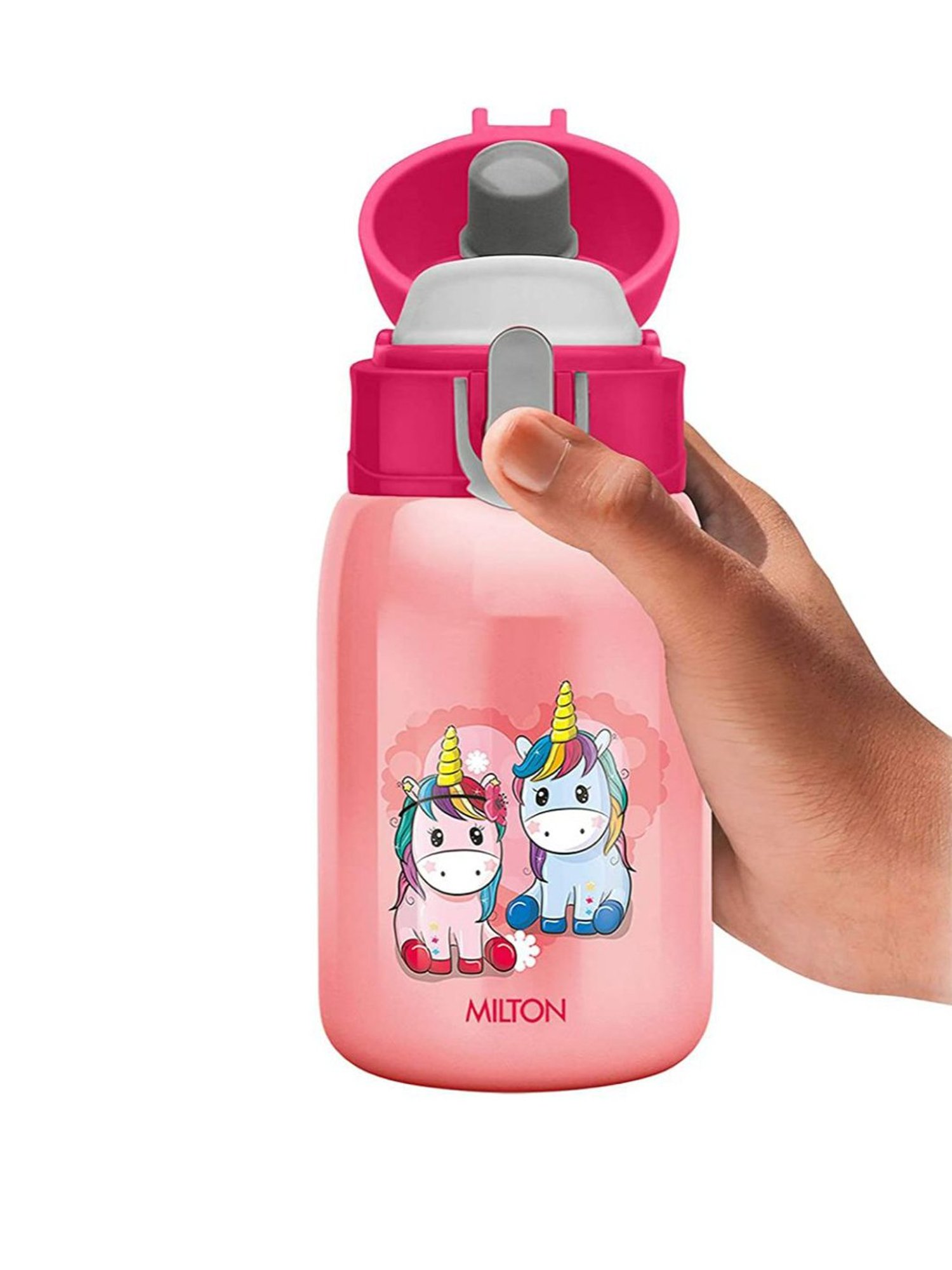 Milton Pink Stainless Steel Sipper Water Bottle (0.23 L)
