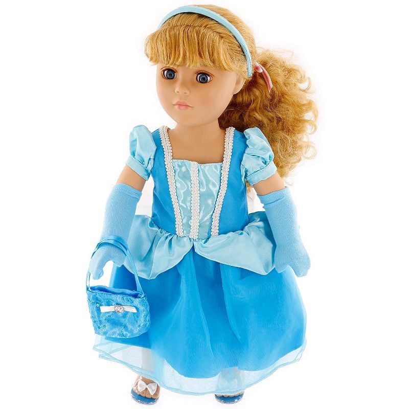 Dress Along Dolly Cinderella Inspired Outfit for American Girl Doll