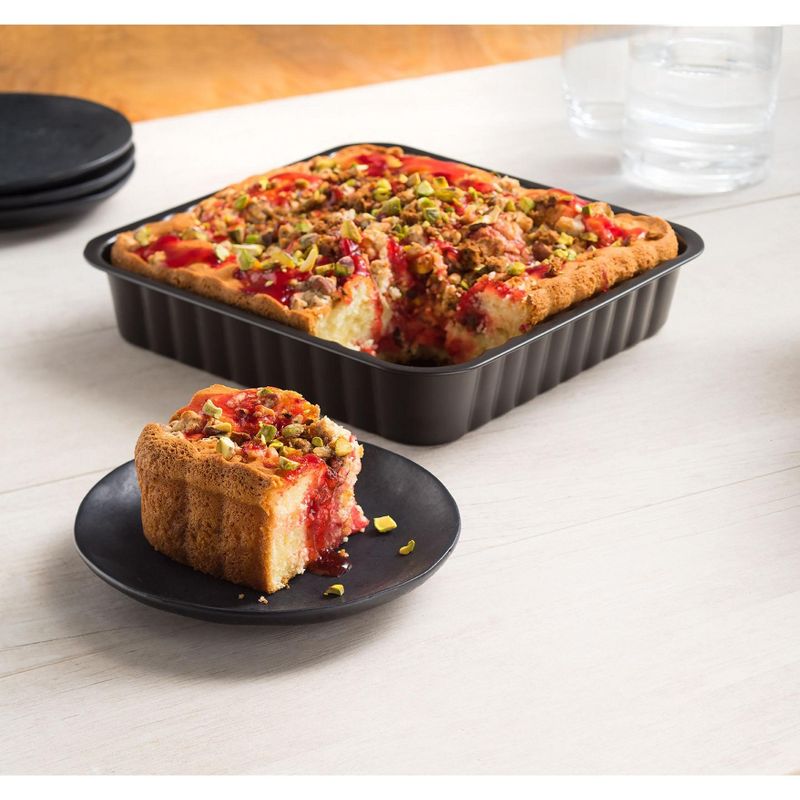 Ballarini La Patisserie Nonstick 9.5-inch Scalloped Square Cake Pan