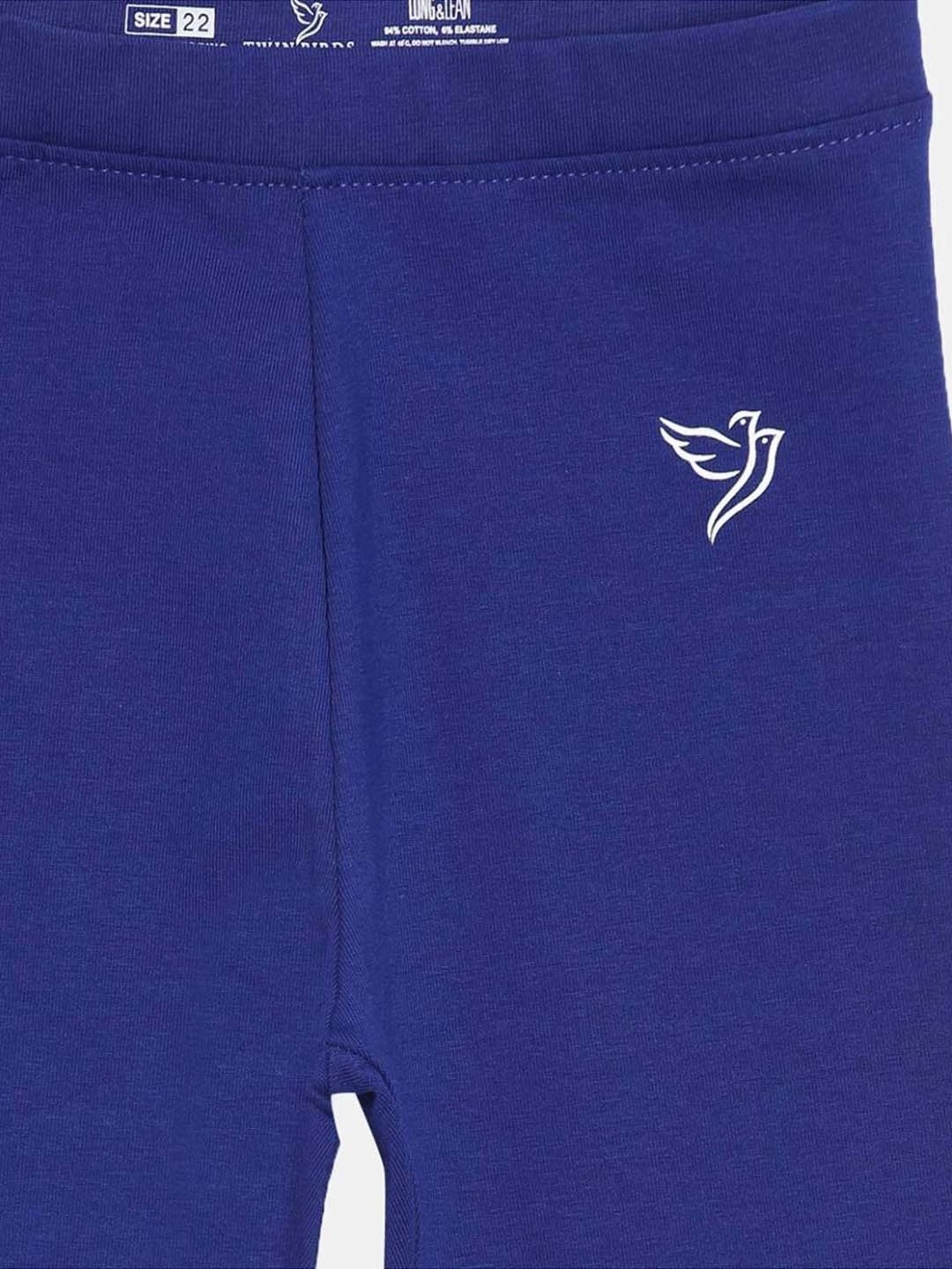 Pantaloons Junior Pink Cotton Embellished Leggings