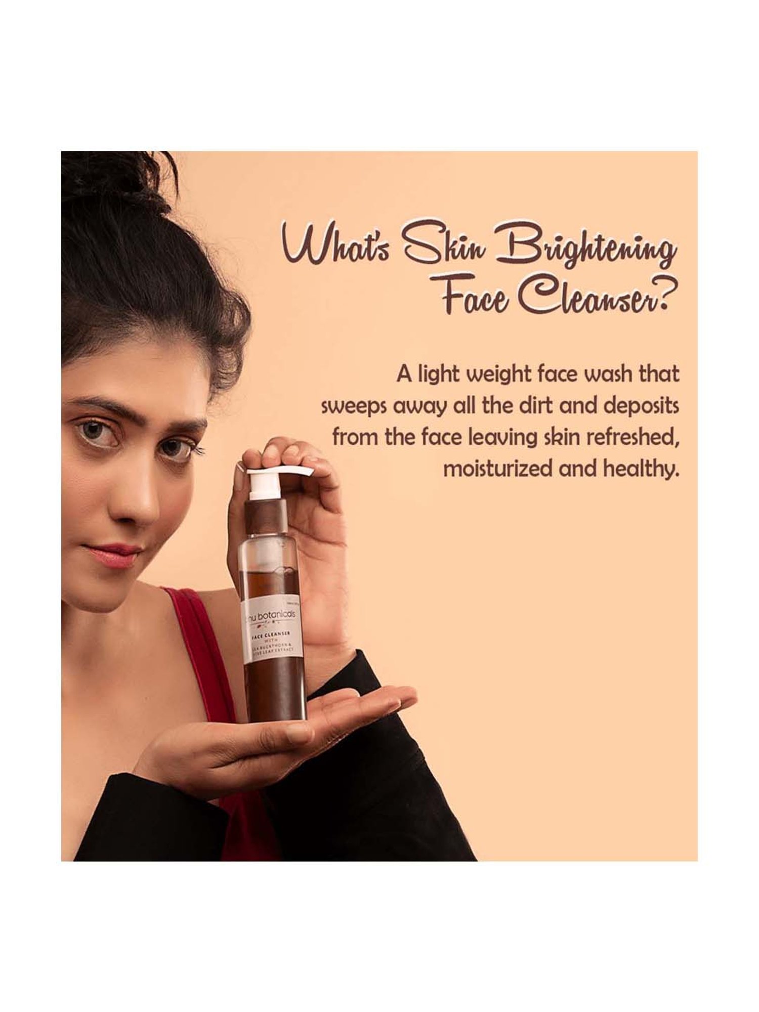 bhu botanicals Skin Brightening Face Cleanser - 100 ml