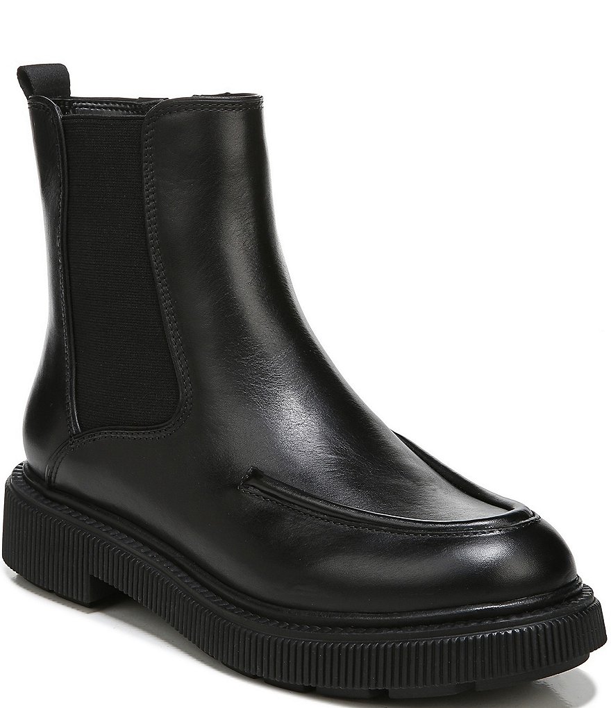 bionica Denali 2 Collection Derinda Waterproof Leather Block Heel Lug Sole Combat Booties