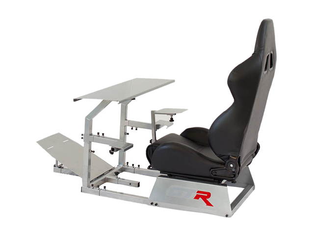 GTR Simulator Gta Model with Real Racing Seat, Driving Simulator Cockpit Gaming Chair with Gear Shifter Mount