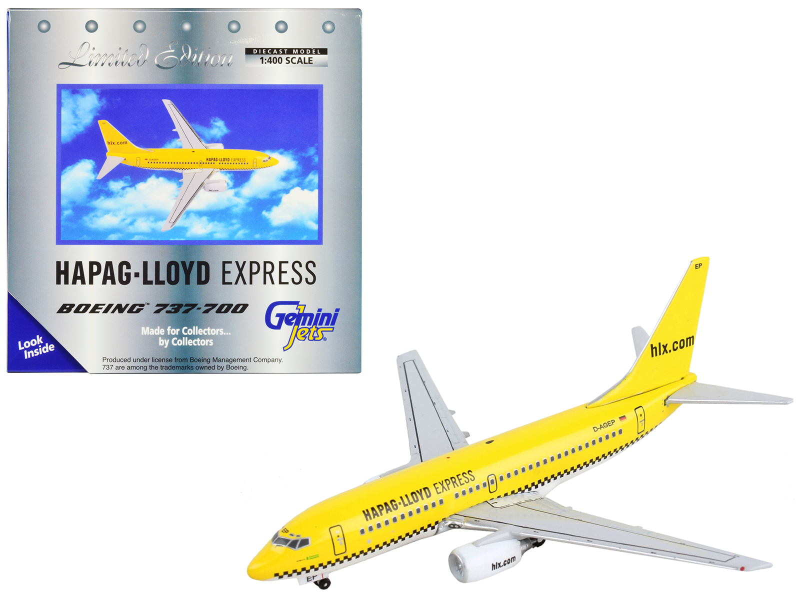 Boeing 737-800 Commercial Aircraft with Flaps Down "Southwest Airlines - Freedom One" American Flag Livery "Gemini 200" Series 1/200 Diecast Model Airplane by GeminiJets
