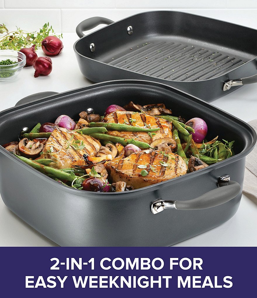 Anolon Advanced Home Hard-Anodized Nonstick Two Step Meal Set
