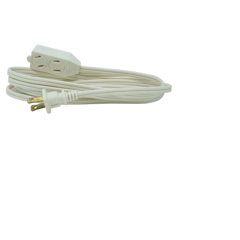 White 9' Indoor Extension Cord