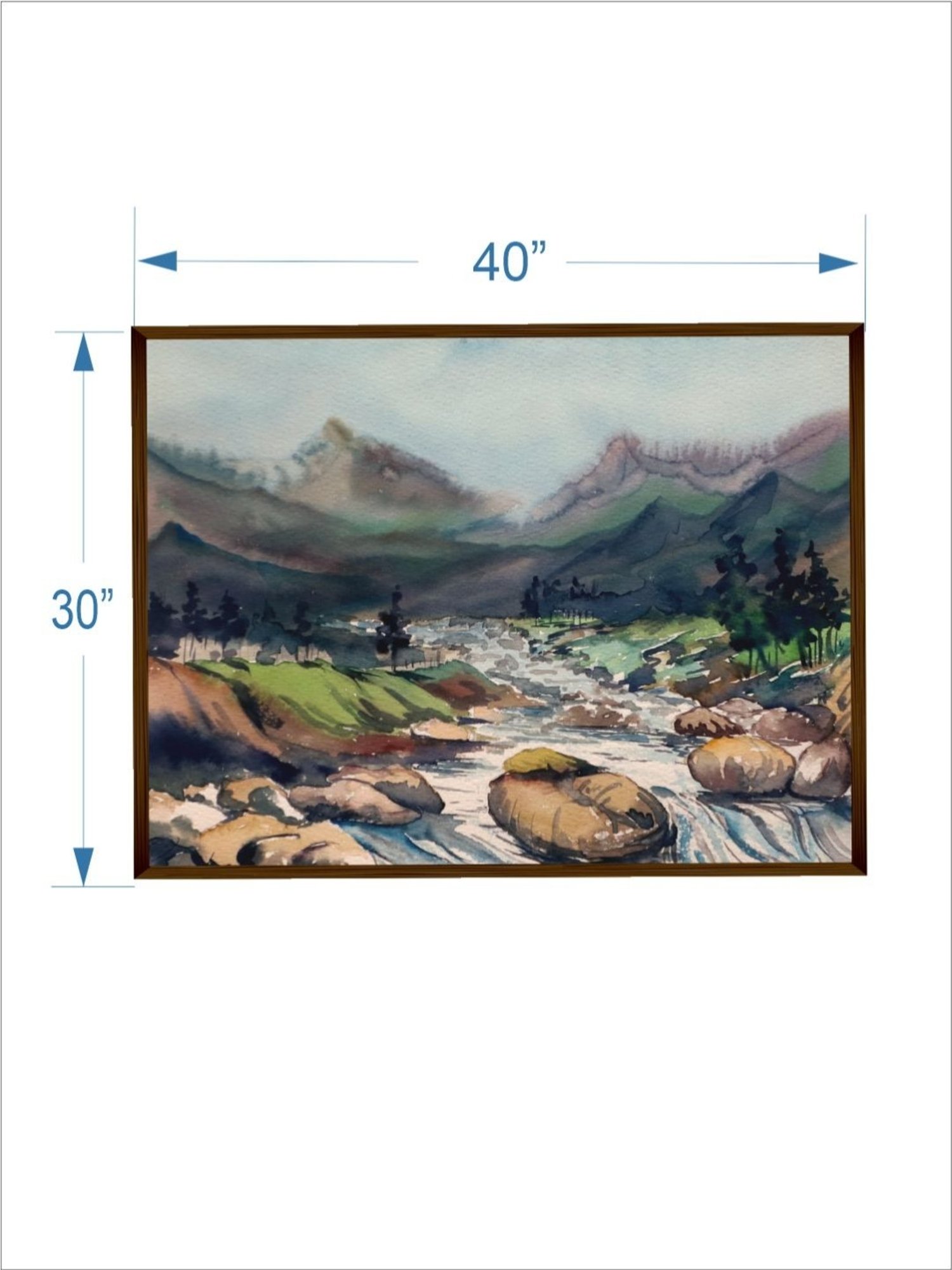 The Art House Abstract Multicolor Canvas Wall Painting