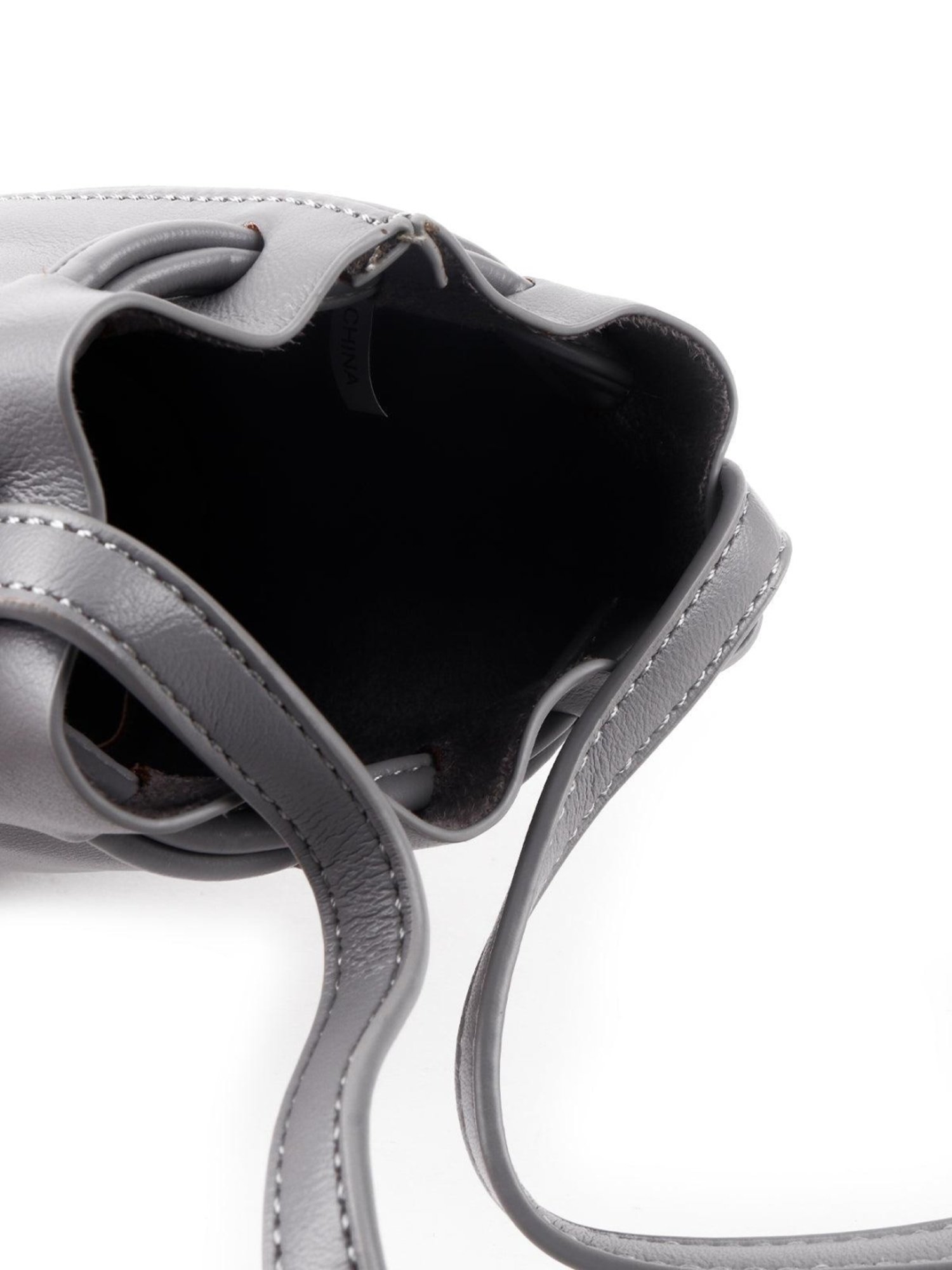 Odette Grey Solid Sling Handbag