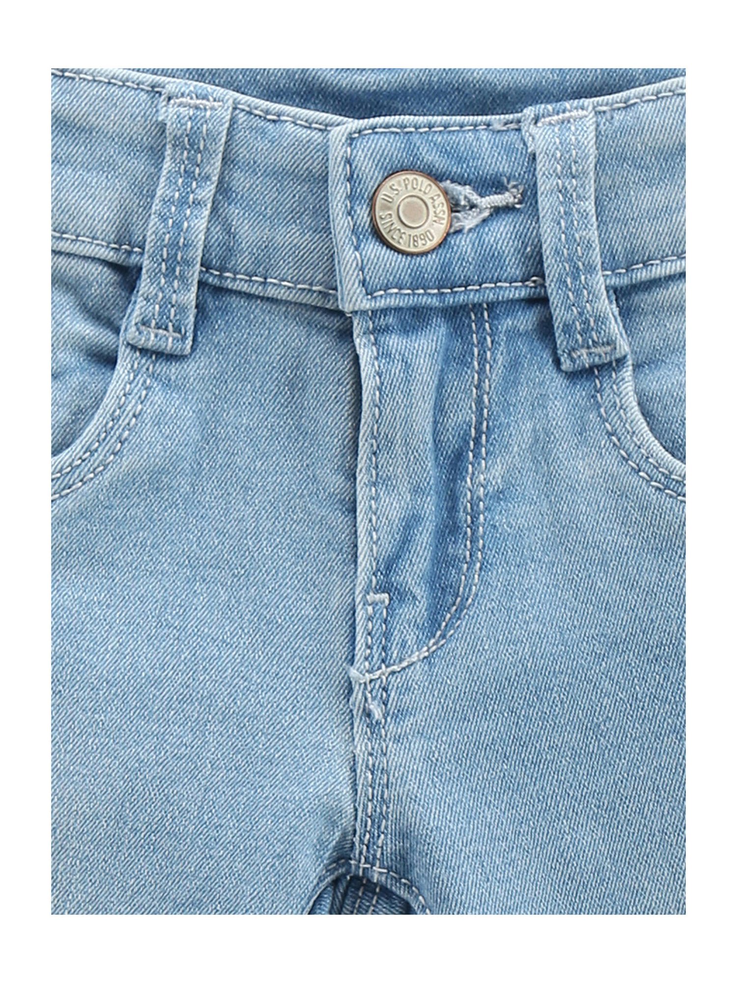 U.S. Polo Assn. Boys Blue Solid Jeans