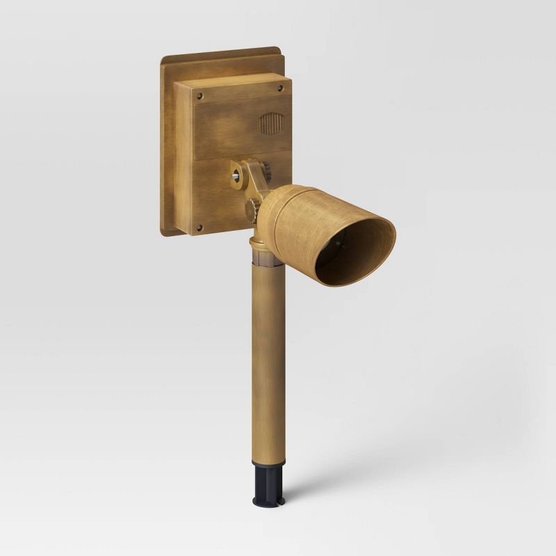 Lumen LED Spotlight Antique Brass - Smith & Hawken™