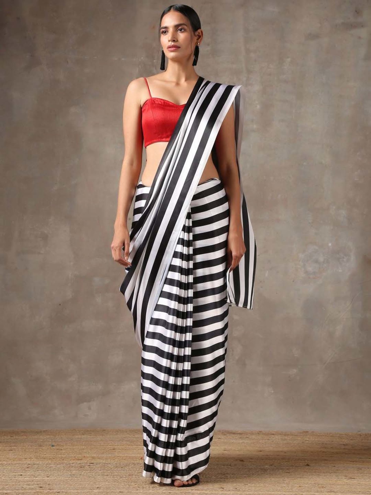 Swtantra Red Plain Readymade Blouse