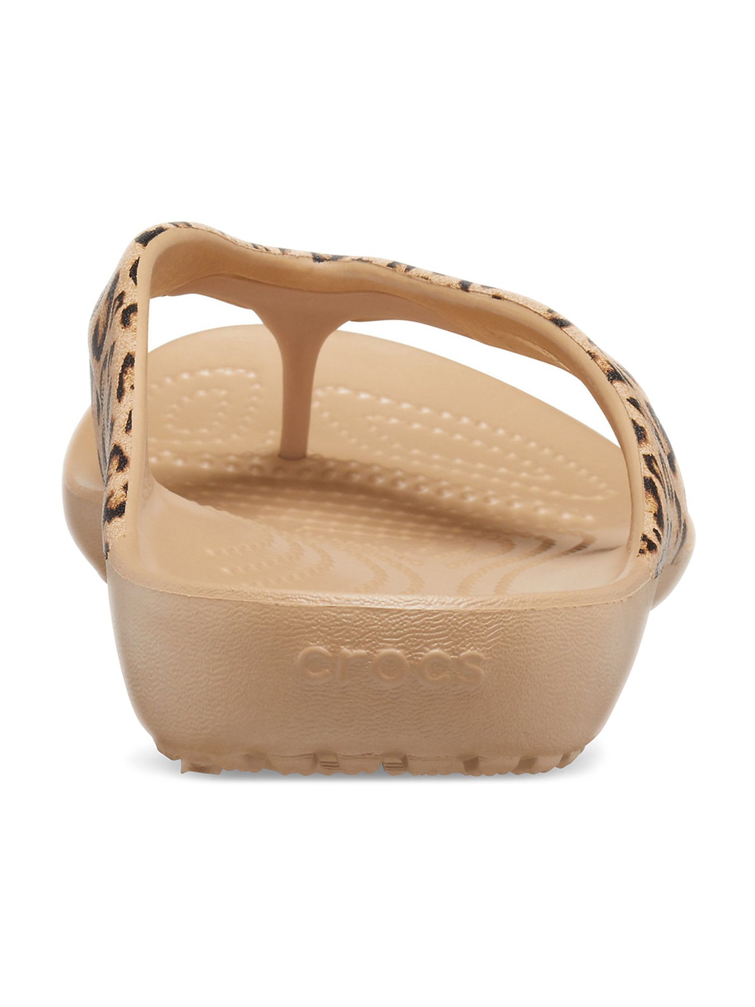Crocs Kadee Beige Flip Flops