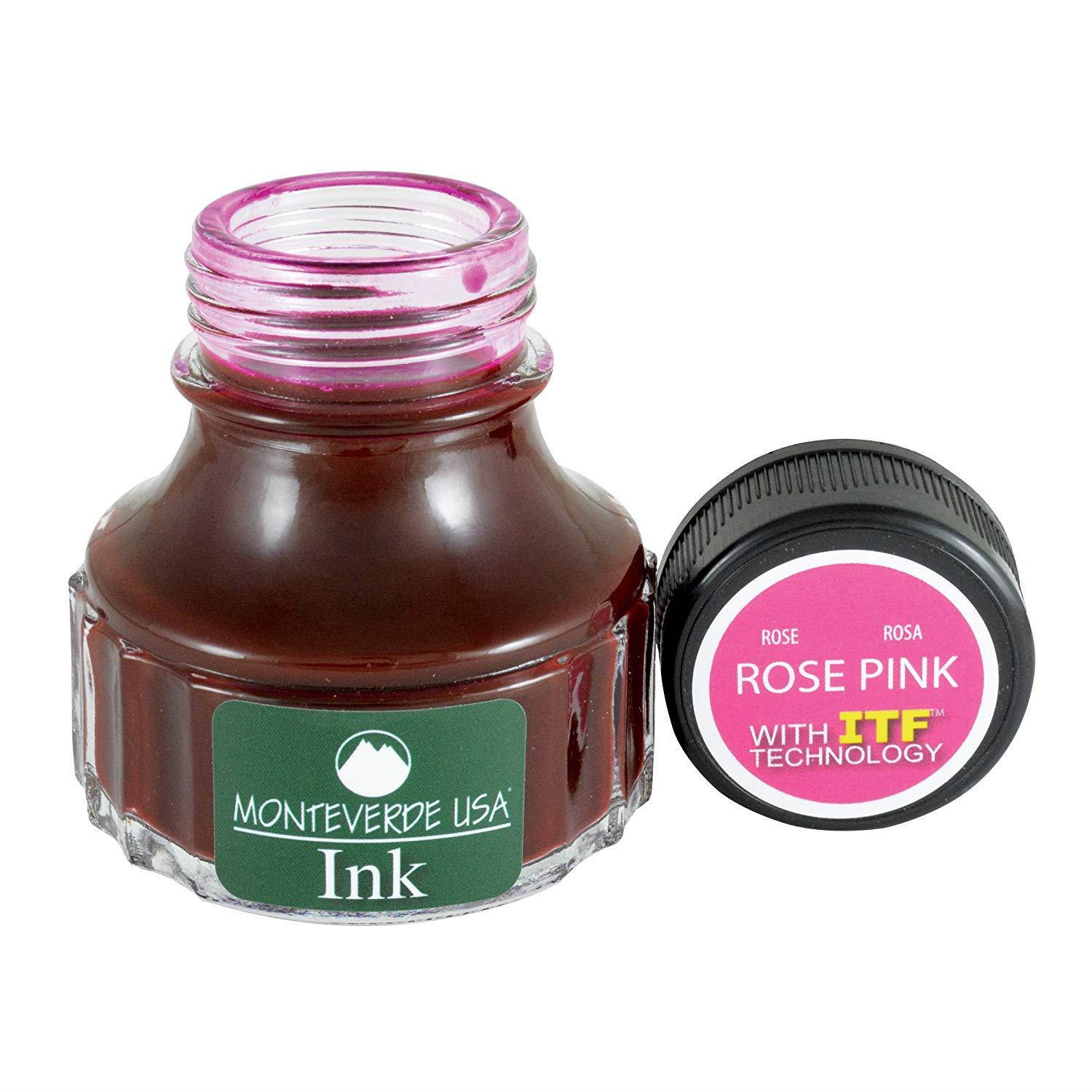 Monteverde USA Ink with ITF Technology, 90 ml Rose Pink (G308PK)