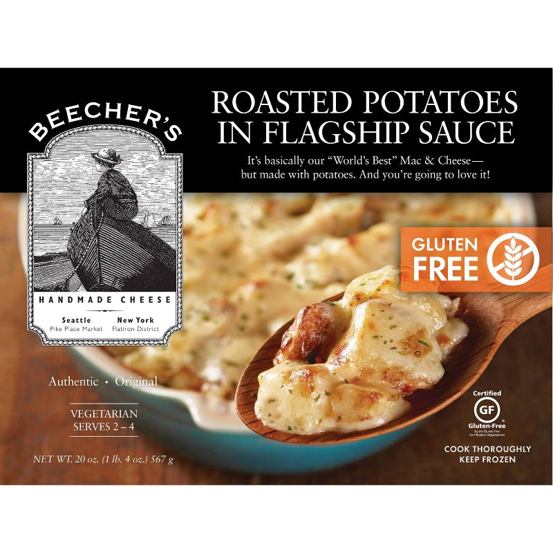 Beecher's Handmade Cheese Frozen Roasted Potatoes in Flagship Sauce - 20oz