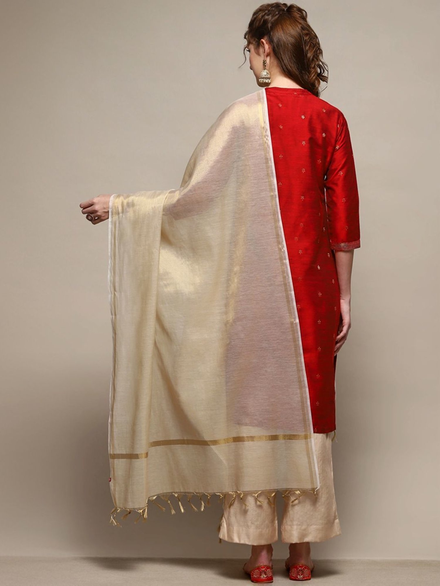Stylum Multicolor Block Print Dupatta