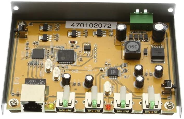 Coolgear Industrial USB 2.0 Over IP Device Server, Share USB Devices Over TCP/IP Network