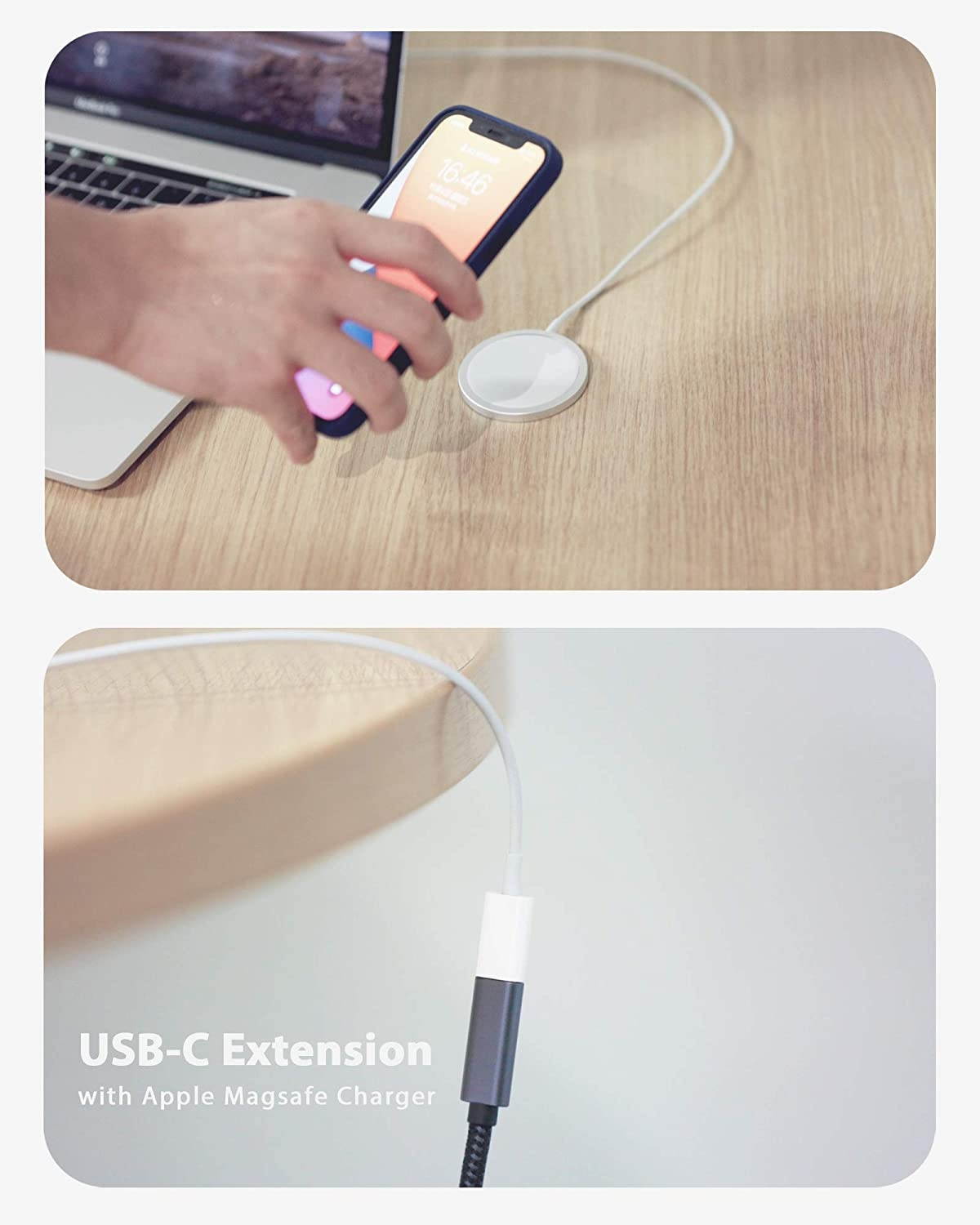 USB C Extension CableStouchi 10gbps USB C 3.1 Male to Female Charging &Audio Data Transfer Cable Compatible for iPhone 12 wireless charger Thunderbolt 3 MacBook Pro Google Pixel 2 2 XL 33.3 FT