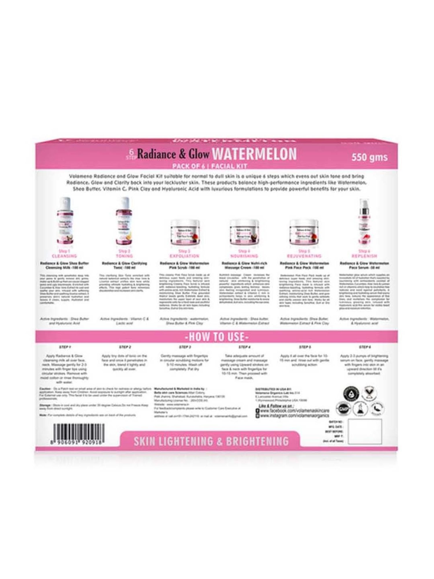 Globus Naturals Papaya Facial Kit