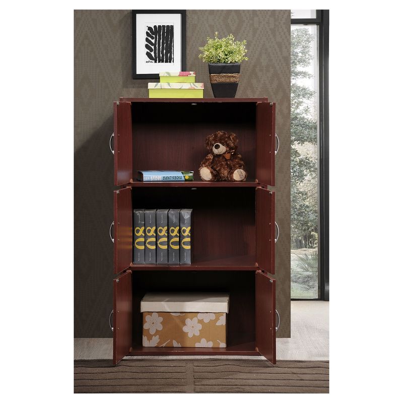Storage Cabinet Mahogany - Hodedah Import