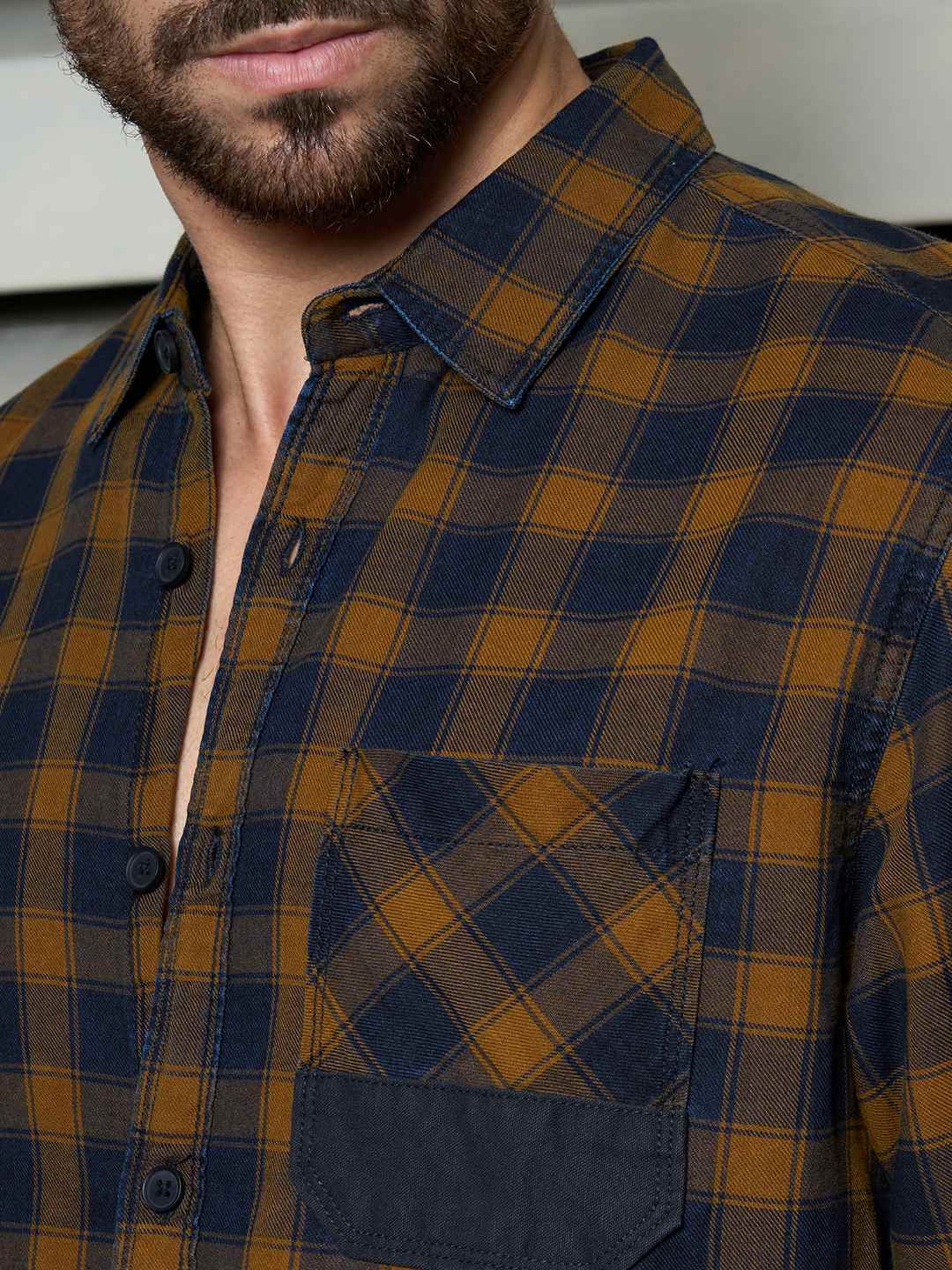 High Star Multi Cotton Regular Fit Checked Shirt