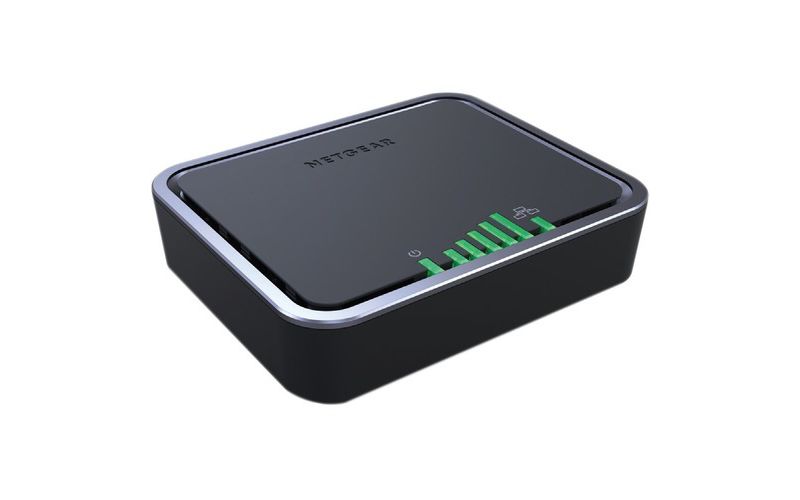 Netgear LB2120 Cellular Modem/Wireless Router - 4G - LTE, HSPA+, UMTS - 18.75 MB/s Wireless Speed - 2 x Broadband Port - Gigabit Ethernet