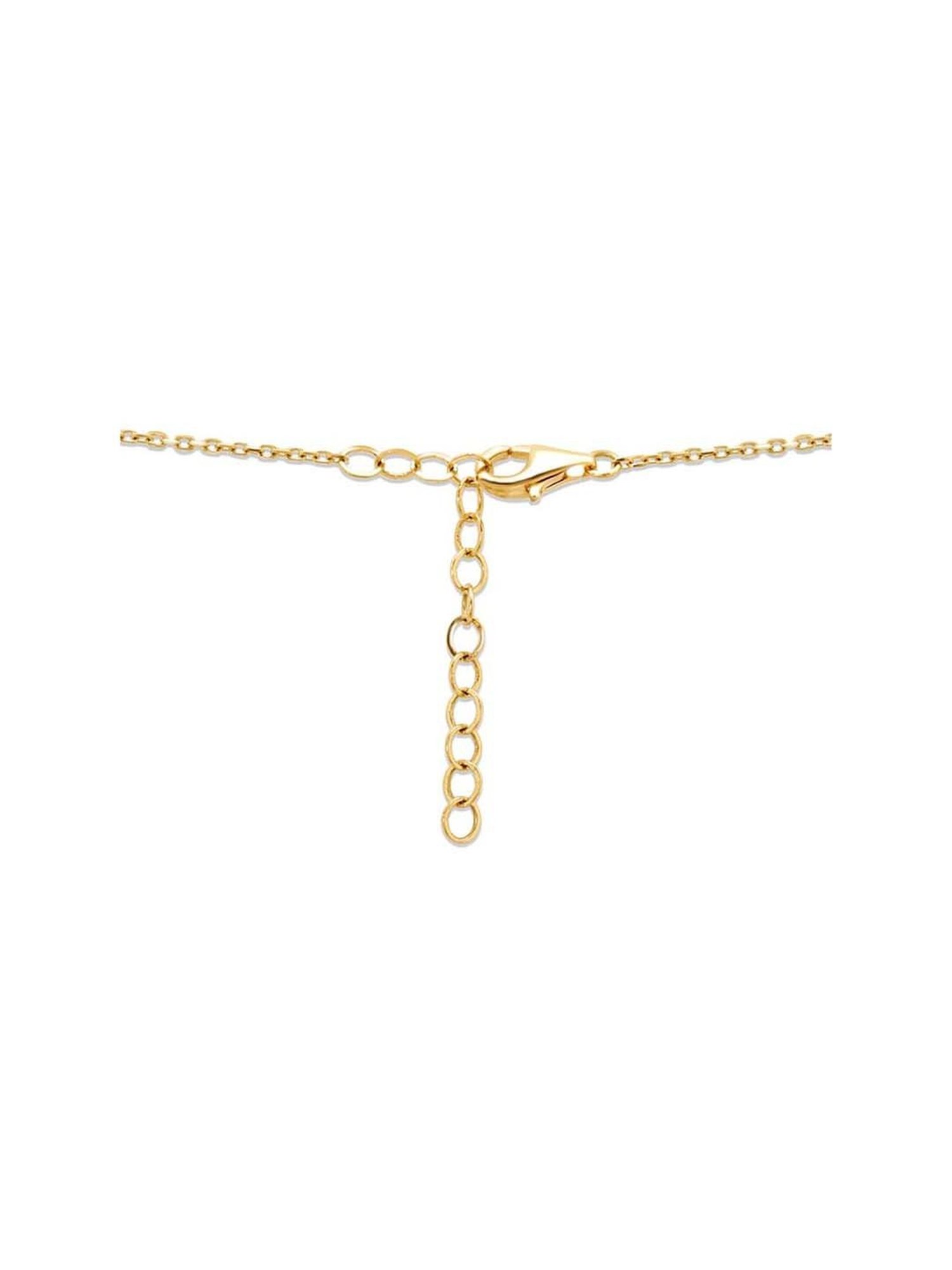 Mia By Tanishq 14K Yellow Gold Labyrinth Evil Eye Necklace for Women