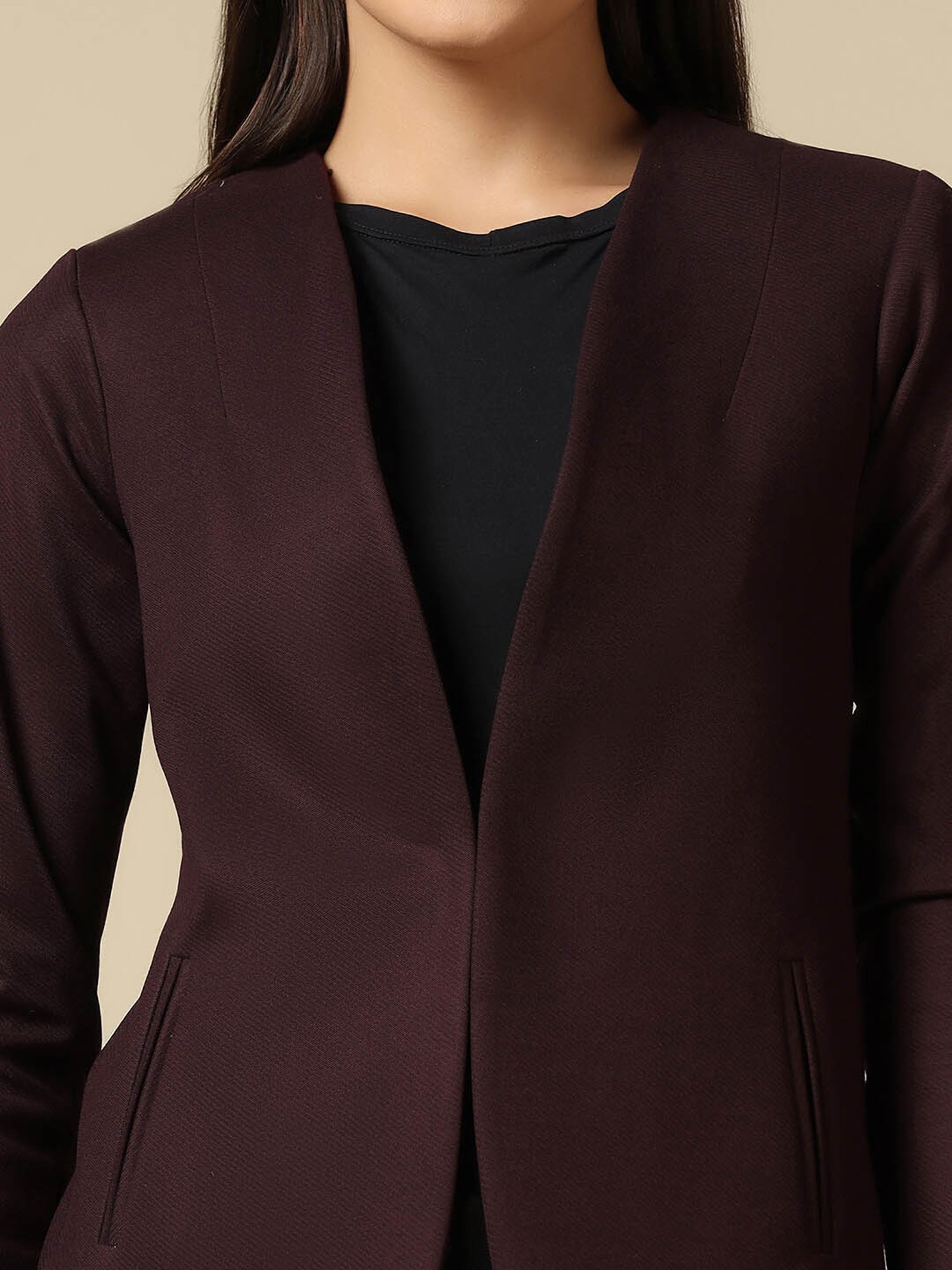 TAHVO Maroon Blazer