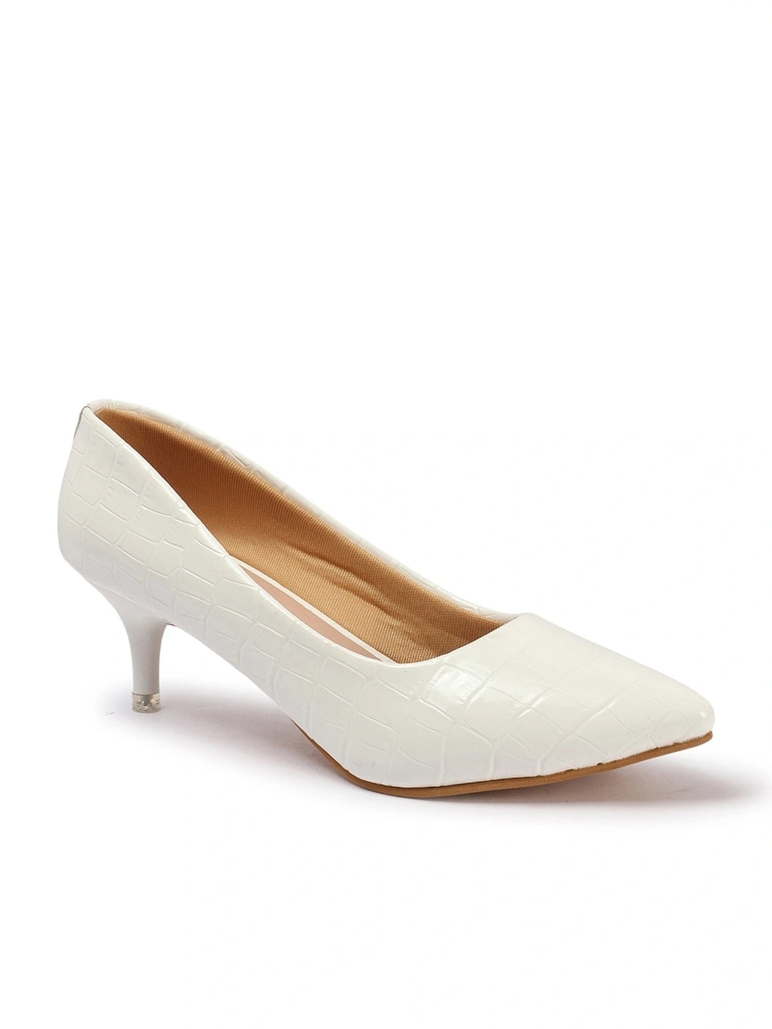 Carlton London Women's White Stiletto Pumps