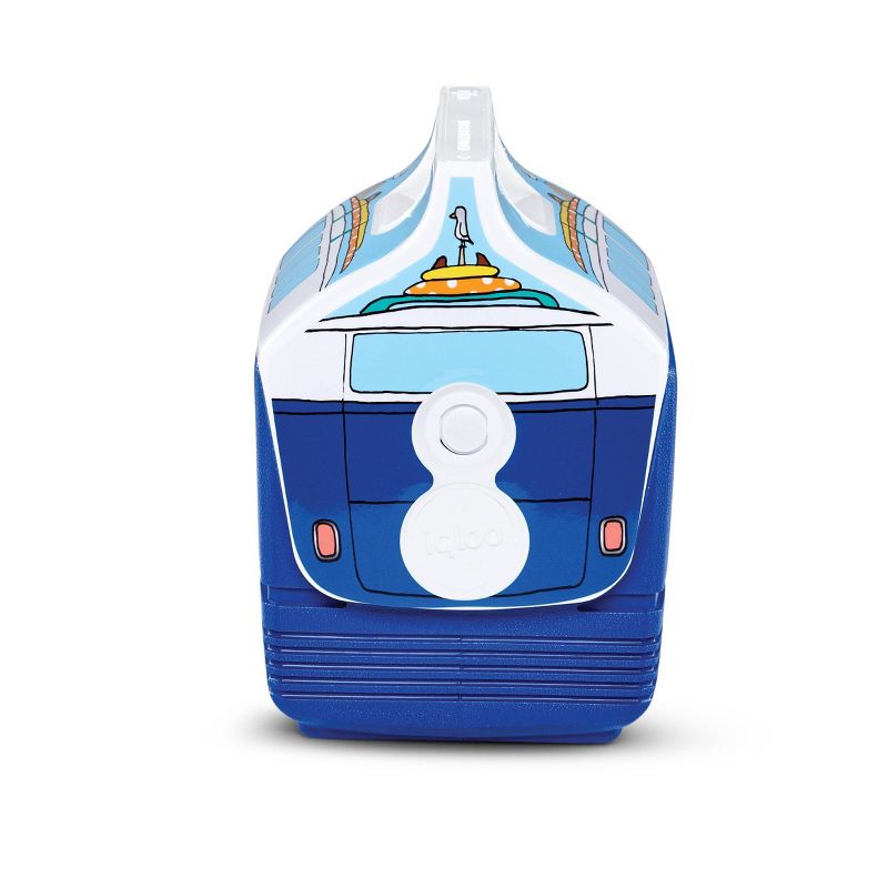 Igloo Playmate Mini Volkswagen VW Van Blue 4qt Portable Cooler