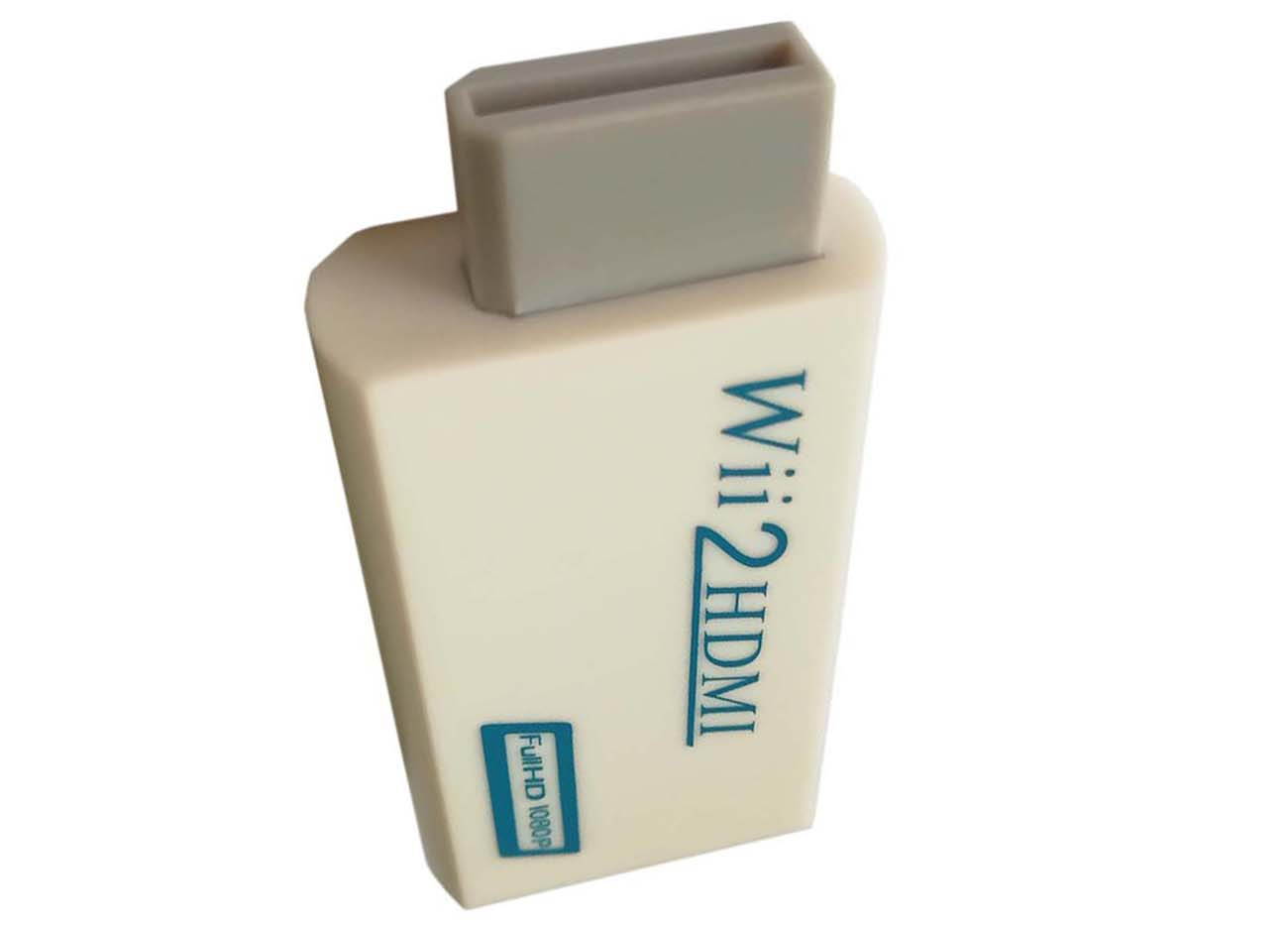 easyday Wii to HDMI Converter 1080P, Wii HDMI Adapter with 3,5mm Audio Jack&HDMI Output Supports All Wii Display Modes