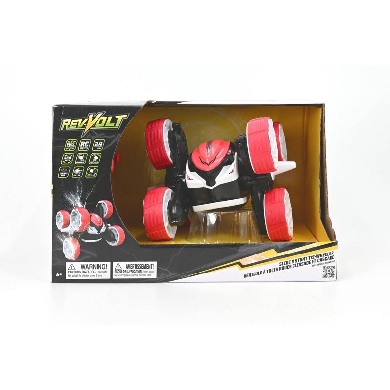 Goodly Toys RevVolt Slide N Stunt TriWheeler RC Vehicle - Red