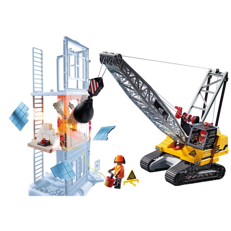 Playmobil Cable Excavator with Building Section